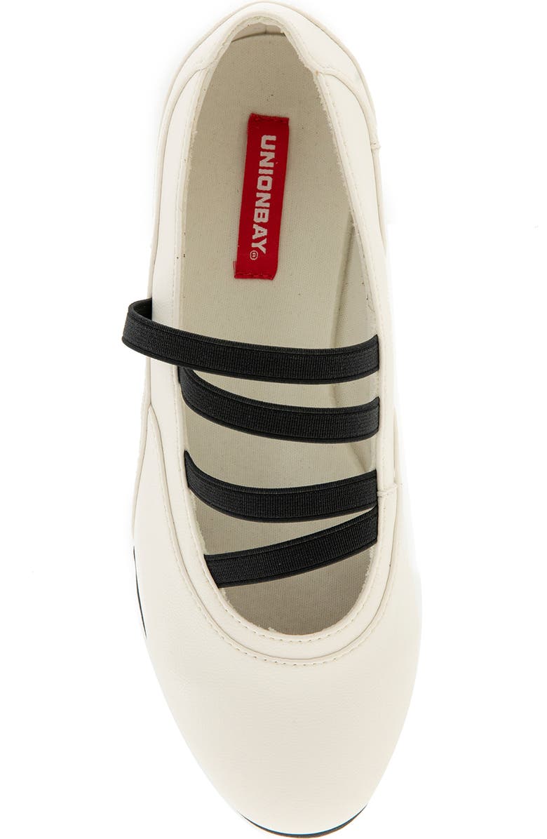 UNIONBAY Rylee Ballet Sneaker, Alternate, color, White