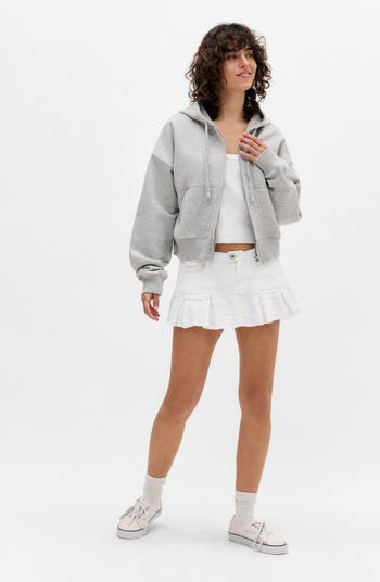 BDG Urban Outfitters Crop Zip-Up Hoodie Nordstrom