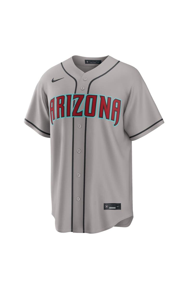 Nike Men's Nike Corbin Carroll Gray Arizona Diamondbacks Road Replica Jersey, Alternate, color, Gray