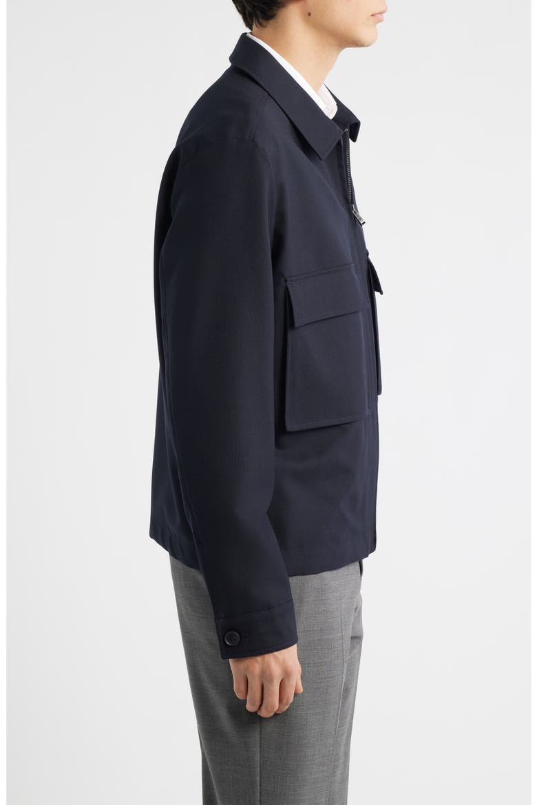 Carper Virgin Wool Shirt Jacket, Alternate, color, DARK BLUE