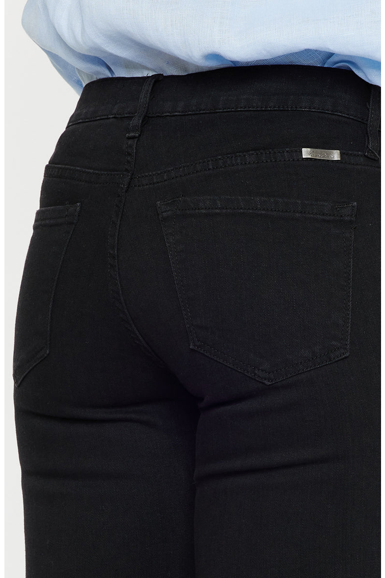 Mai Mid Rise Y2K Bootcut Jeans, Alternate, color, Black