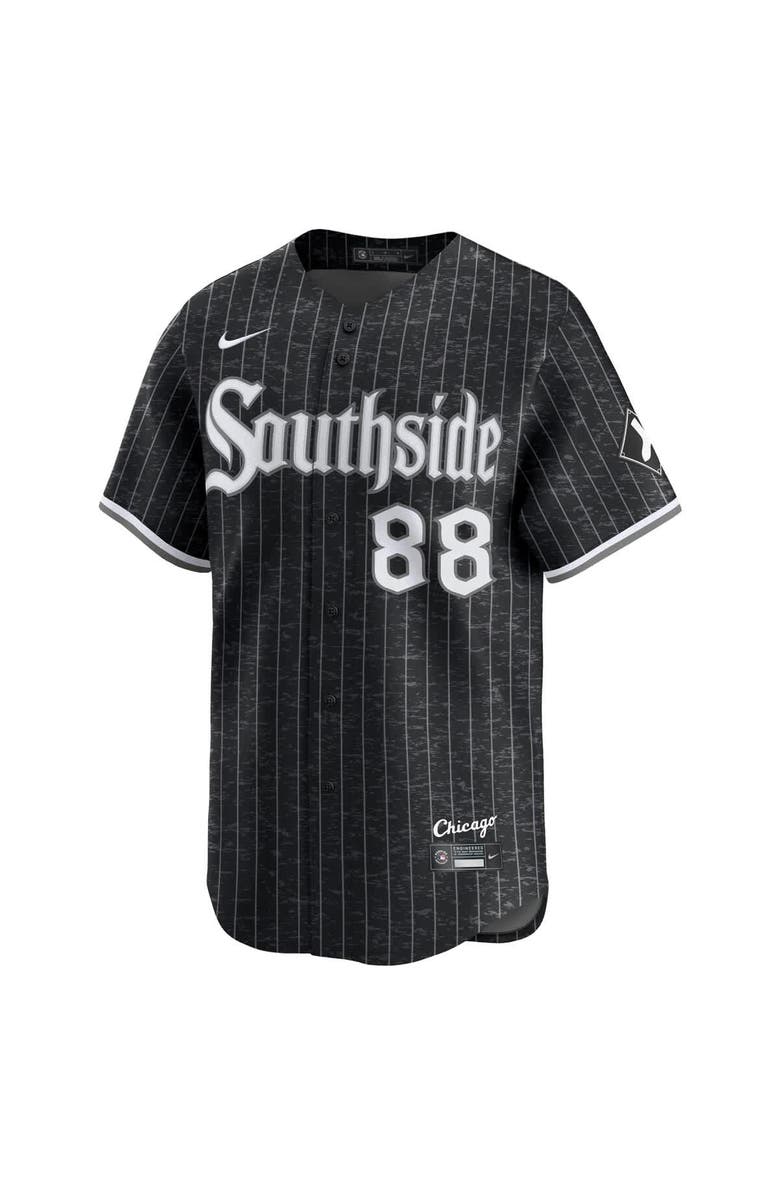 Nike Men's Nike Luis Robert Jr. Black Chicago White Sox City Connect Limited Player Jersey, Alternate, color, Black