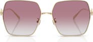 Tory Burch 58mm Gradient Square Sunglasses