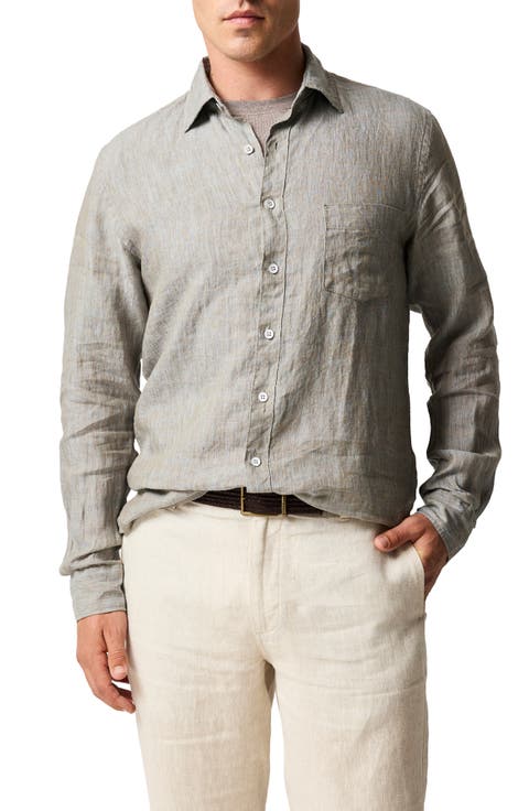Coromandel Button-Up Linen Shirt
