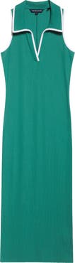 Veronica Beard Darien Stretch Cotton Midi Dress