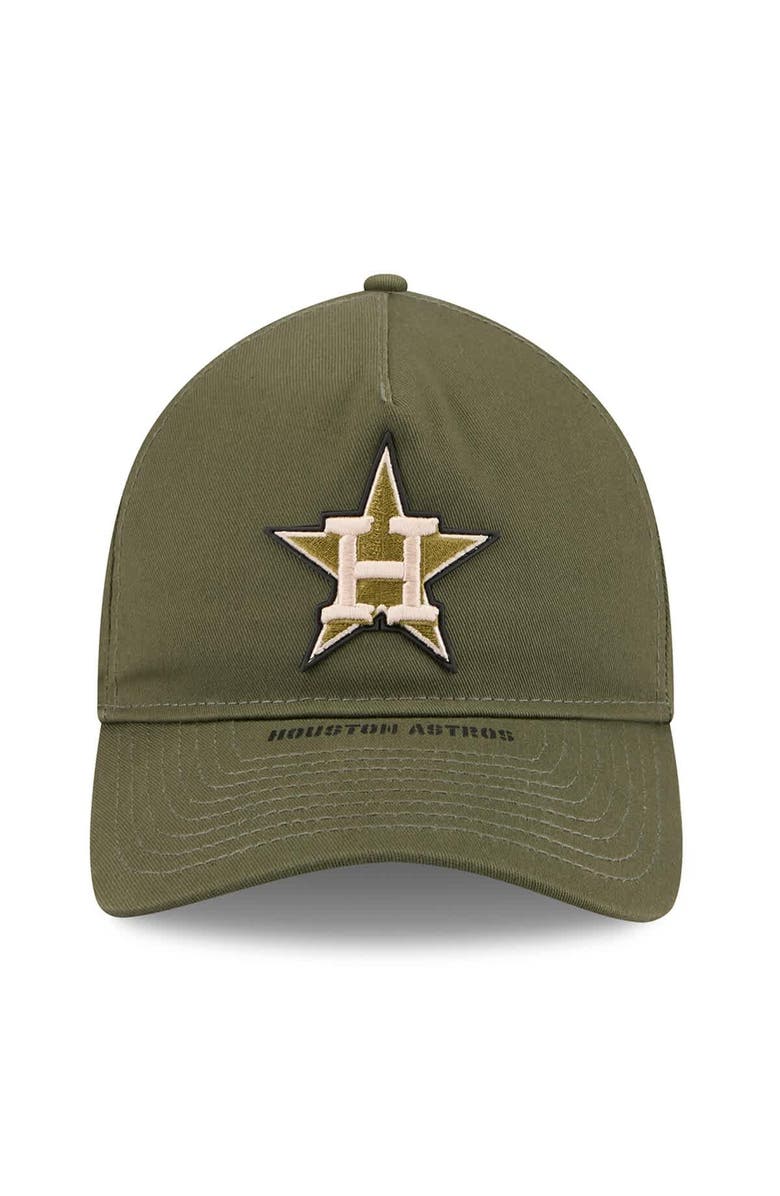 New Era Men's New Era  Olive Houston Astros 2026 Armed Forces Day 9TWENTY Adjustable Hat, Alternate, color, Olive