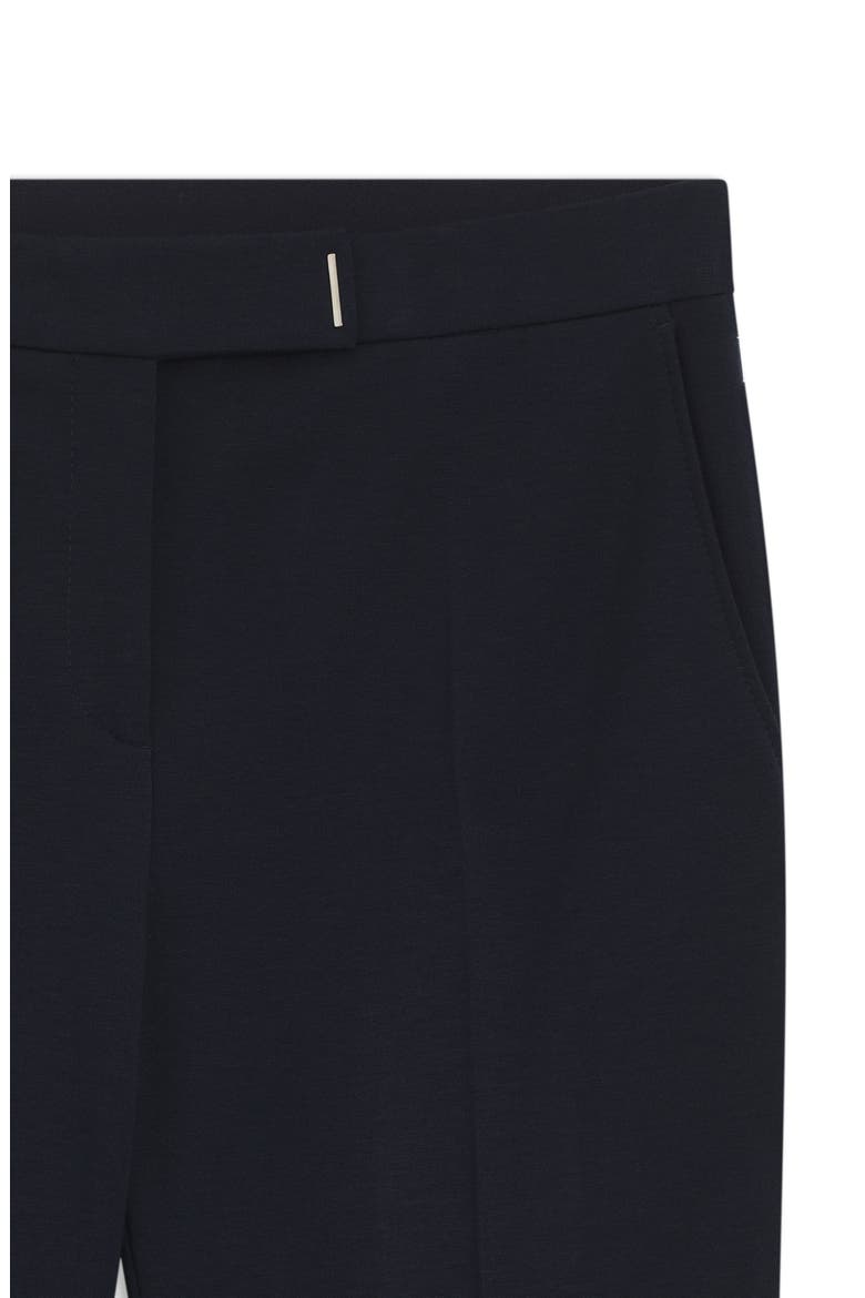 Talia Flared Crop Ponte Pants, Alternate, color, SKY CAPTAIN