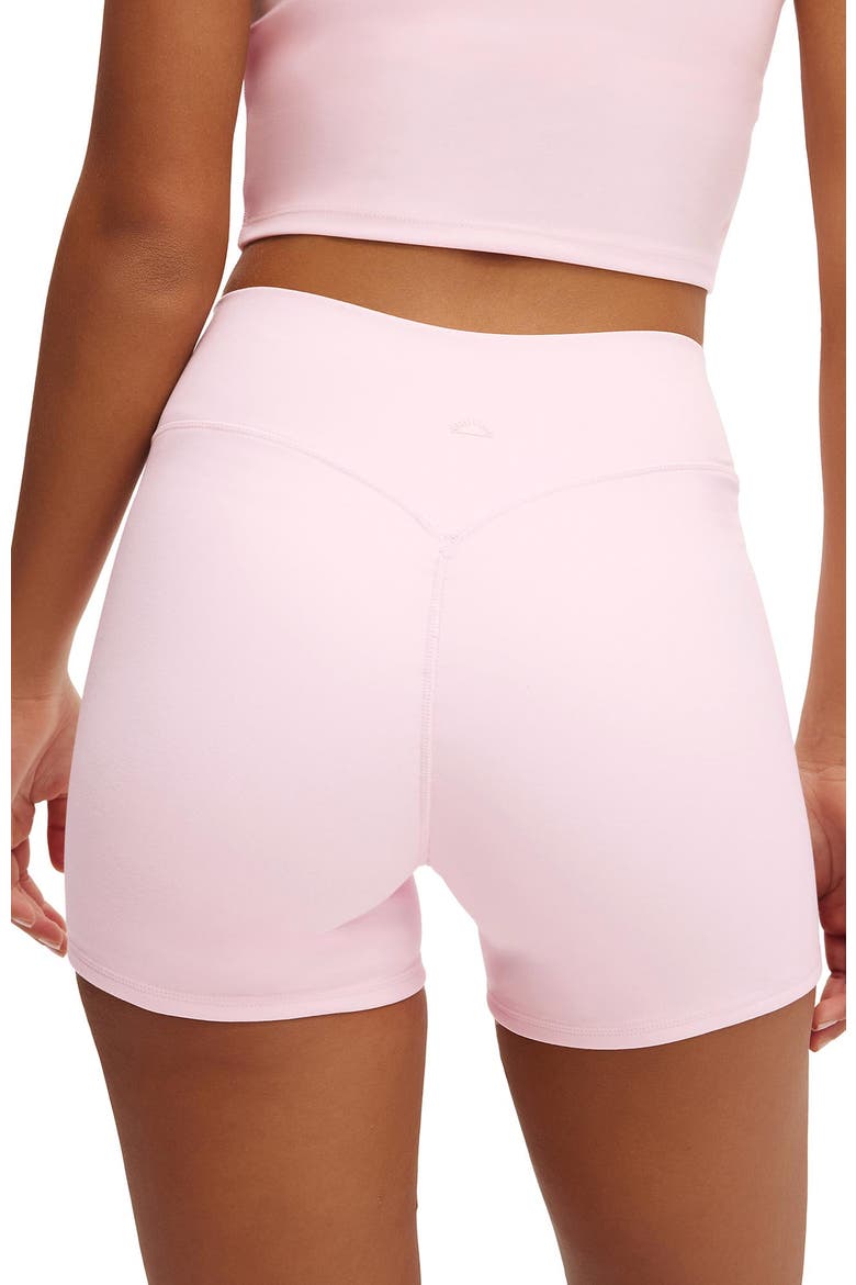 Women's Active Ultra Soft Invisible Scrunch Shortie Short, Alternate, color, Cherry Dream
