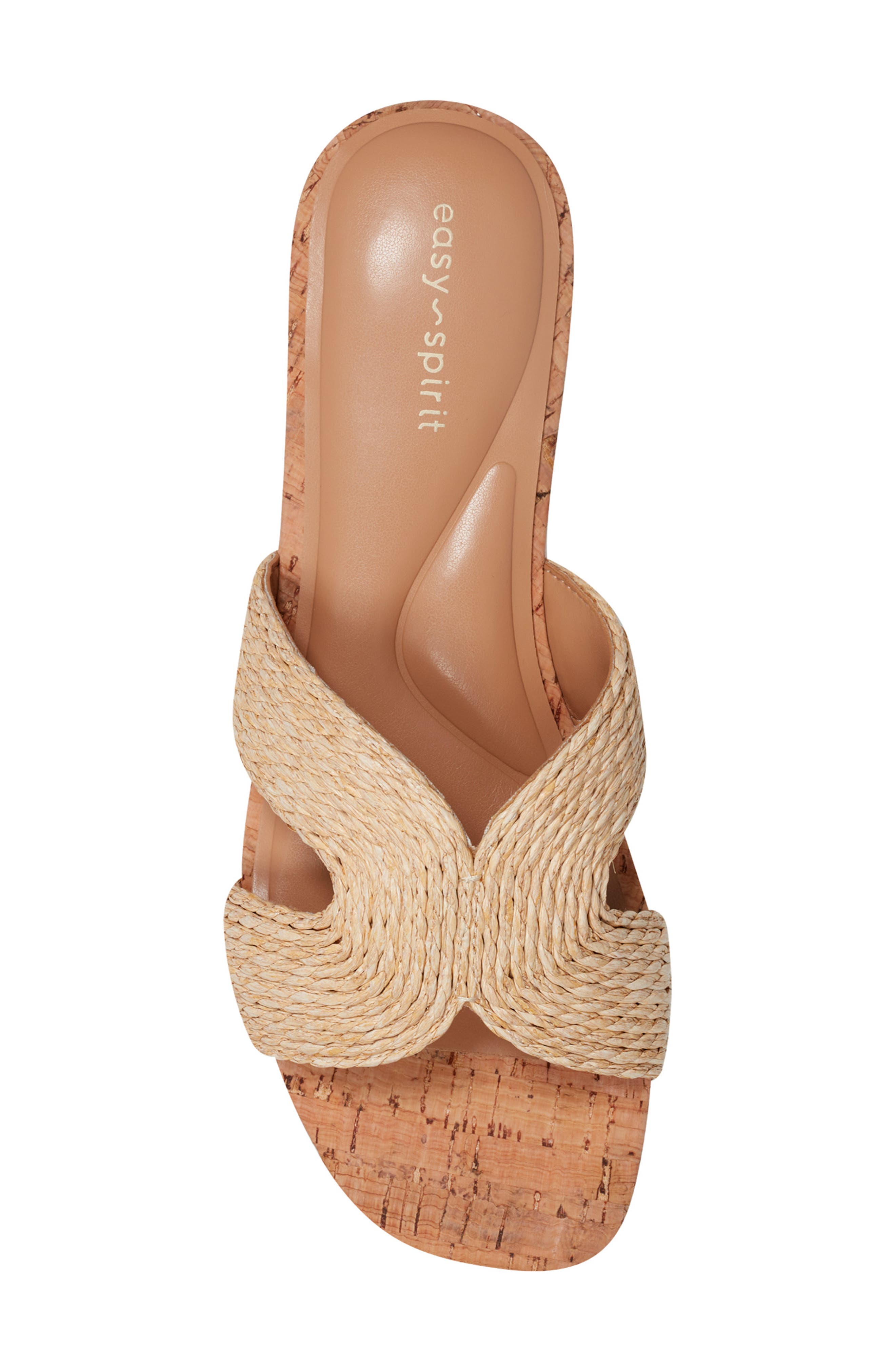 Easy Spirit Christy Slide Sandal, Alternate, color, Natural