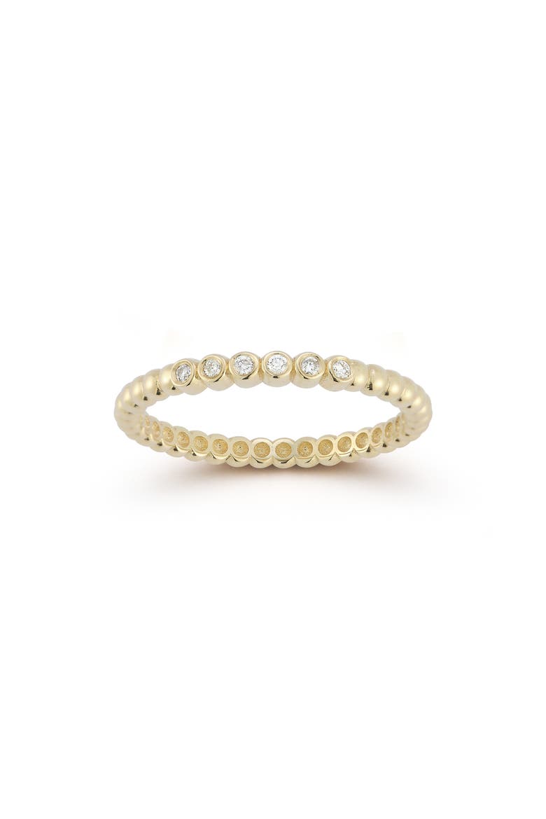 14K Gold Diamond Stackable Band Ring - 0.05ct., Main, color, GOLD