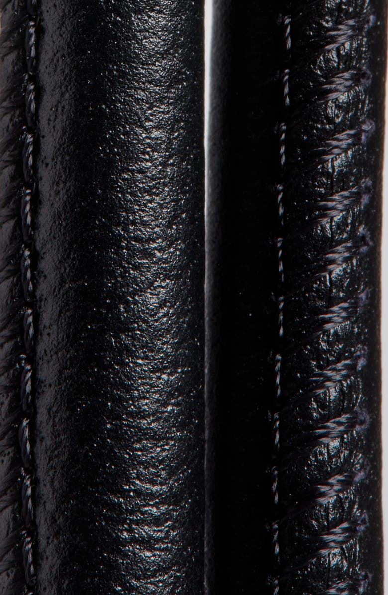 Isabel Marant Silvia Leather Belt, Alternate, color, Black/ Gold