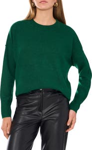 Vince Camuto Exposed Seam Crewneck Sweater