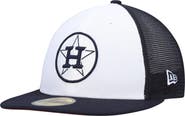 New Era Men's New Era White/Navy Houston Astros 2023 On-Field Batting Practice 59FIFTY Fitted Hat