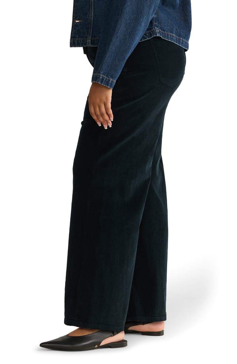 WARP+WEFT NCE High Waist Wide Leg Corduroy Jeans, Alternate, color, Knight