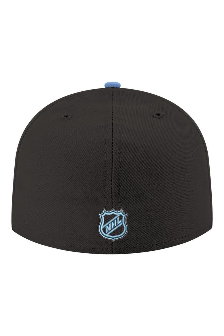 Men's New Era  Black Utah Mammoth Core Logo Two-Tone 59FIFTY Fitted Hat, Alternate, color, Black