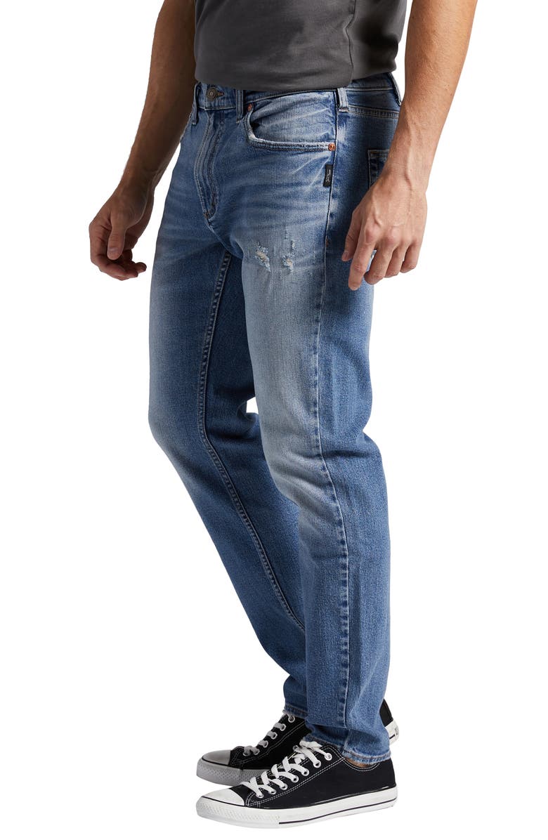 Silver Jeans Co. Taavi Skinny Jeans, Alternate, color, Indigo