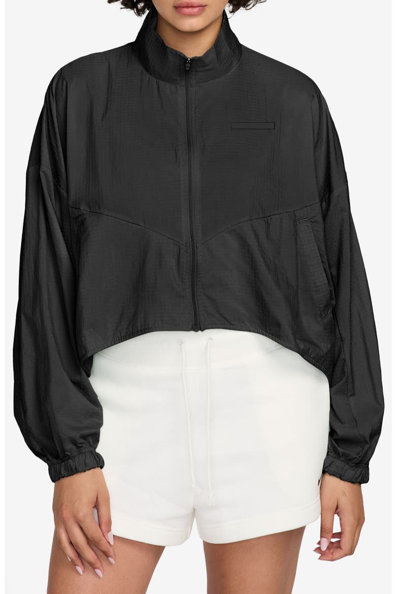 Windrunner Ripstop Jacket, Main, color, BLACK/ BLACK