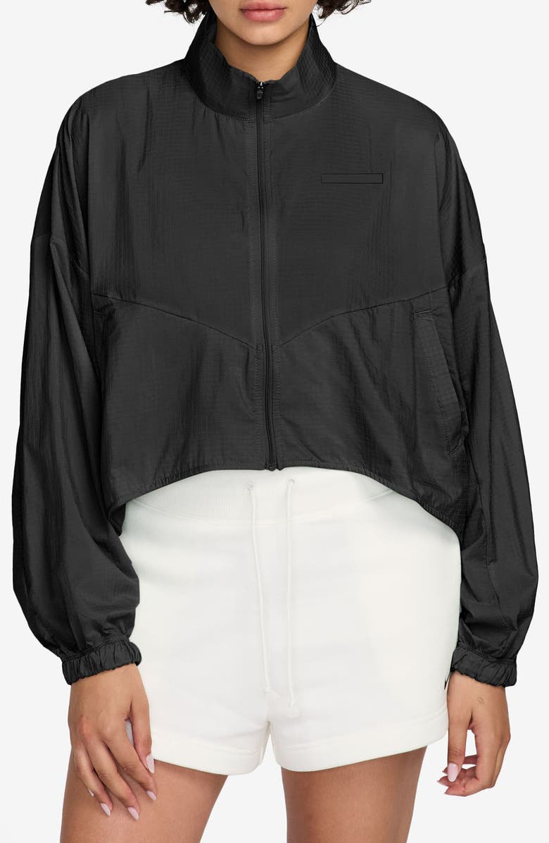 Nike Windrunner Ripstop Jacket, Main, color, Black/ Black