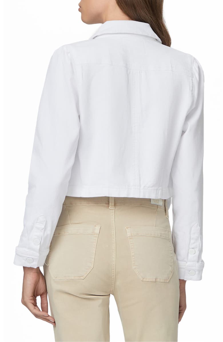 PAIGE Pacey Crop Denim Jacket, Alternate, color, 
