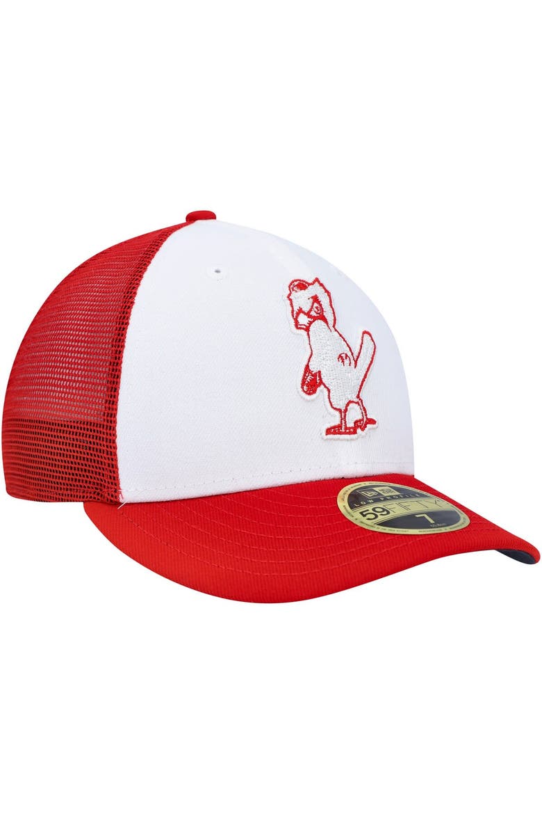 Men's New Era White/Red St. Louis Cardinals 2023 On-Field Batting Practice Low Profile 59FIFTY Fitted Hat, Alternate, color, White