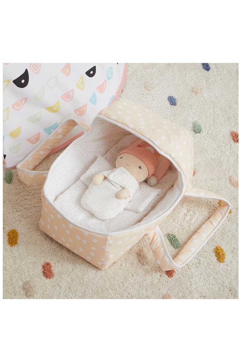 by Asweets Dots & Rainbows Doll Carrier, Alternate, color, PINK