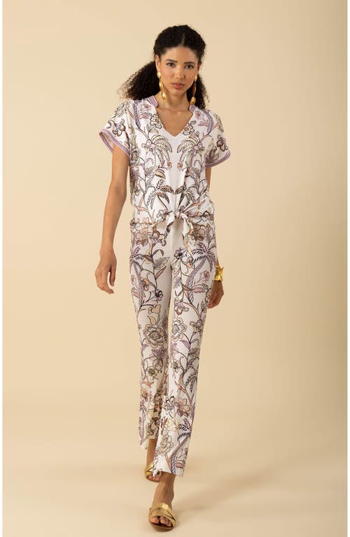 Hale Bob Jazmin Jersey Top In Ivory