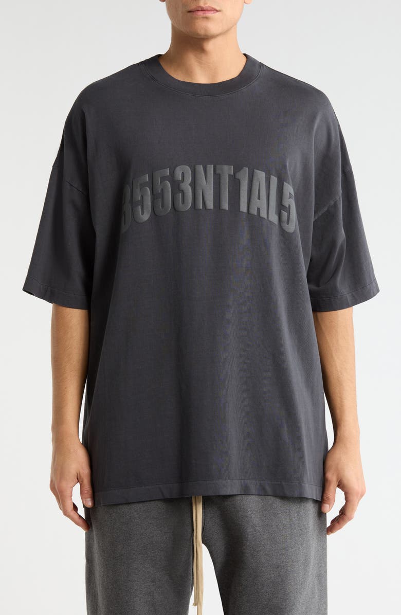 Fear of God Essentials 
90s Fit Logo Graphic T-Shirt, Main, color, Vintage Black