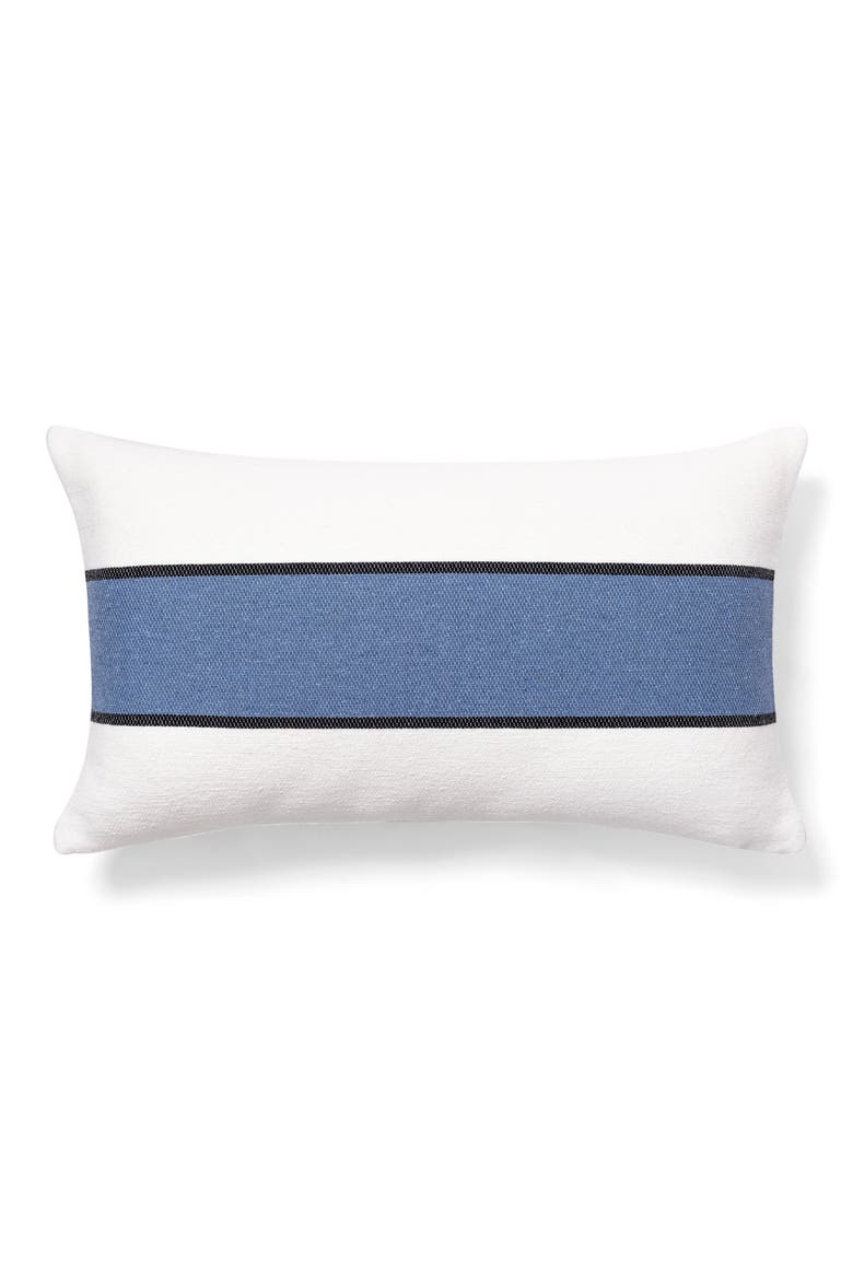 Stripe Decorative Throw Pillow, Main, color, BLUE