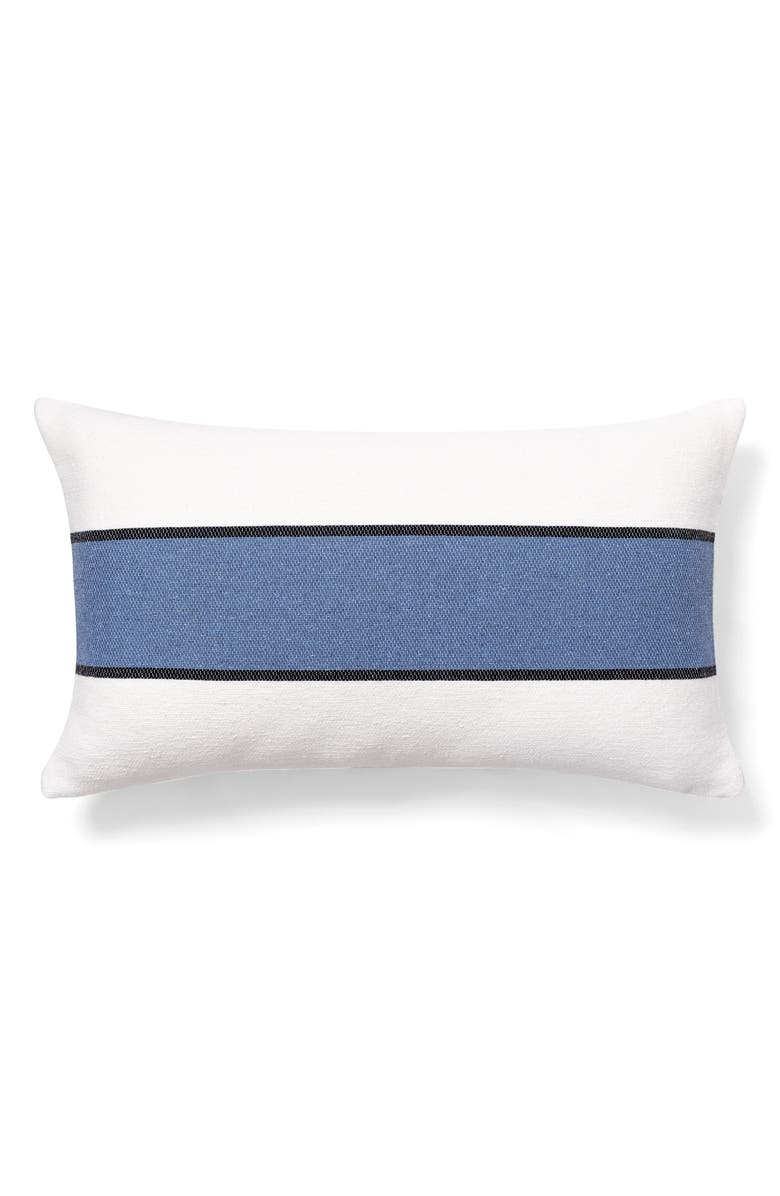 Brooks Brothers Stripe Decorative Throw Pillow, Main, color, Blue