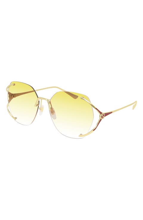 59mm Rimless Sunglasses