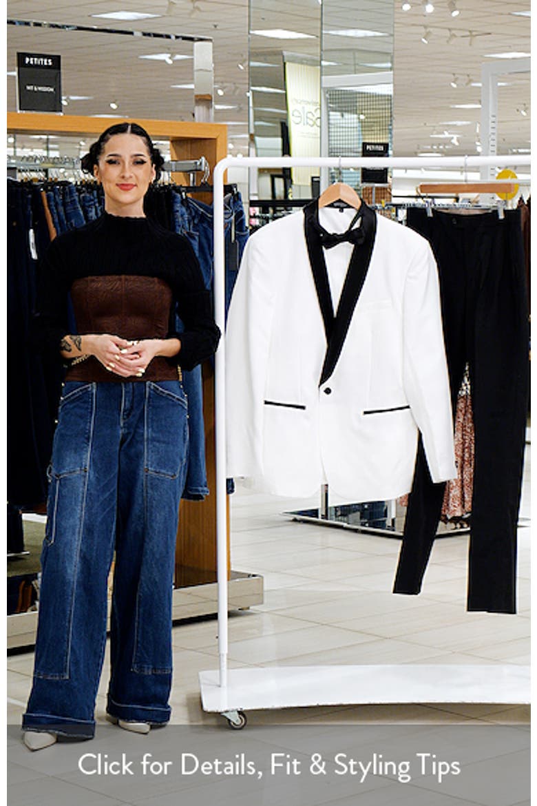 Pearly White Two-Piece Suit & Bow Tie video