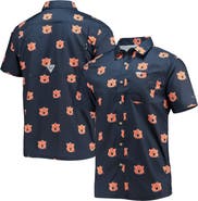 Columbia Men's Columbia Navy Auburn Tigers Super Slack Tide Omni-Shade Button-Up Shirt