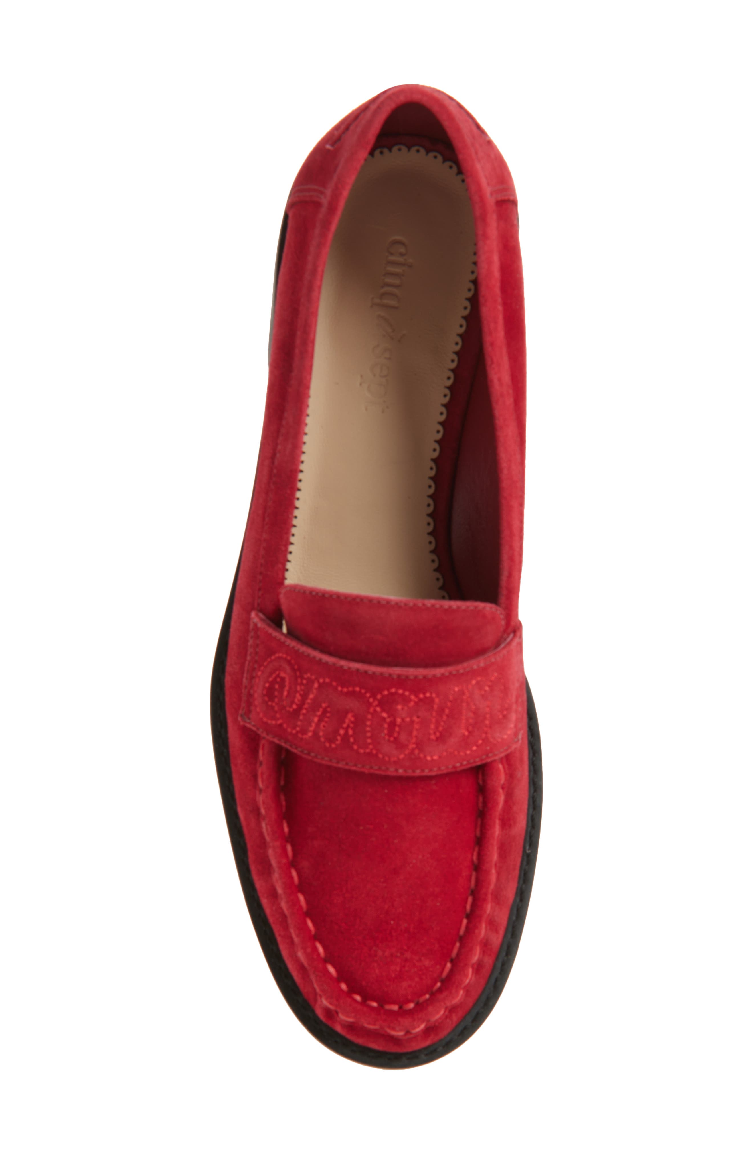 Gretta Amour Loafer, Alternate, color, BORDEAUX