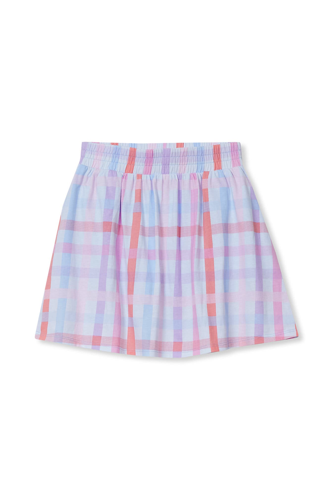 Coral Blush Plaid