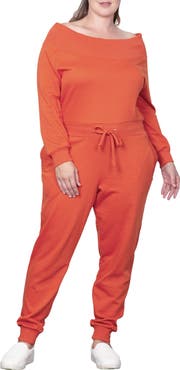 Standards & Practices Off-the-Shoulder Jumpsuit