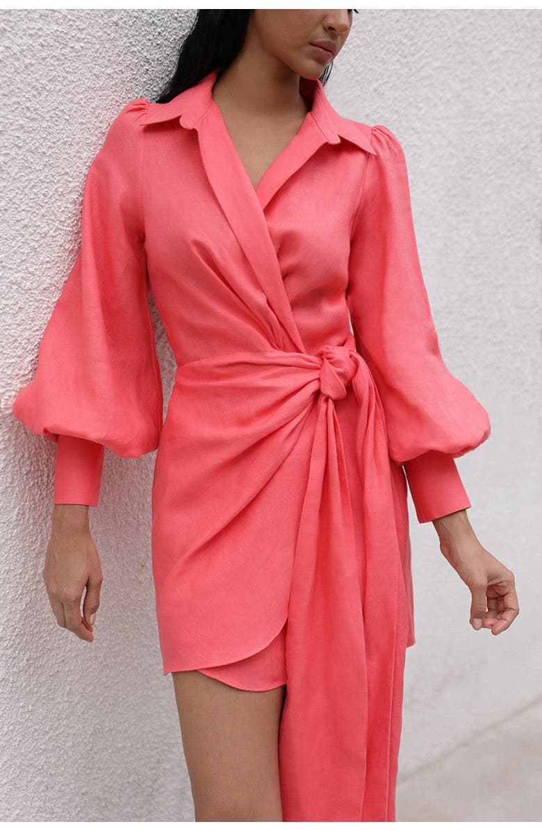 NO PISE LA GRAMA Filosofia Dress, Alternate, color, Coral