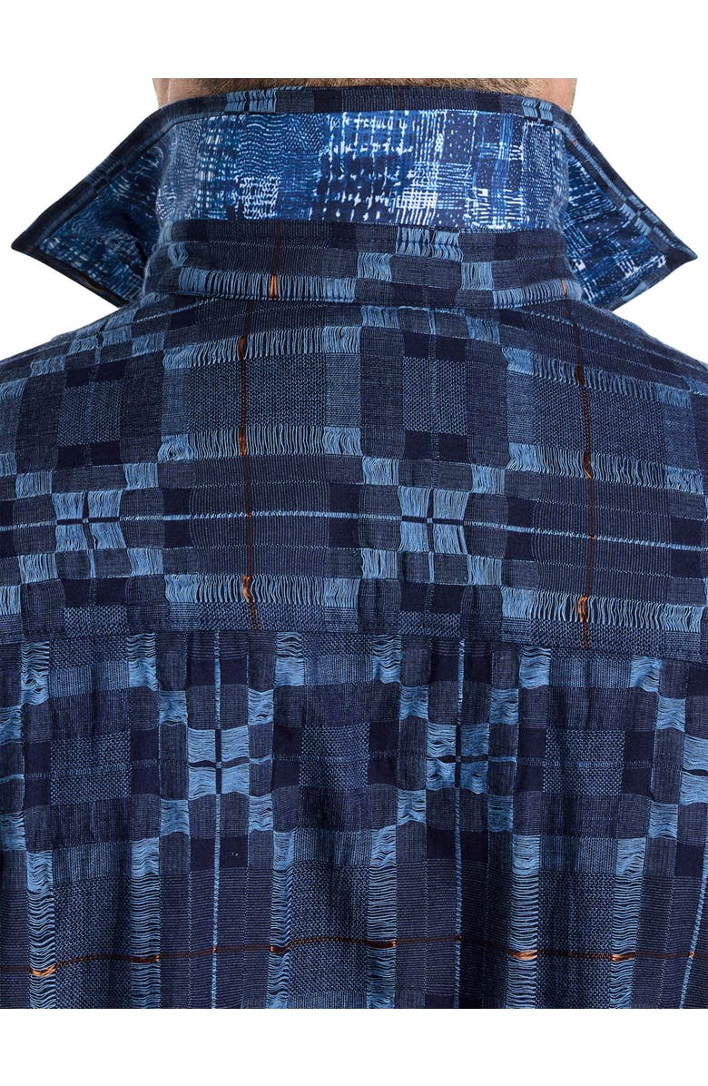 Robert Graham Big & Tall Aizome Sport Short, Alternate, color, Navy