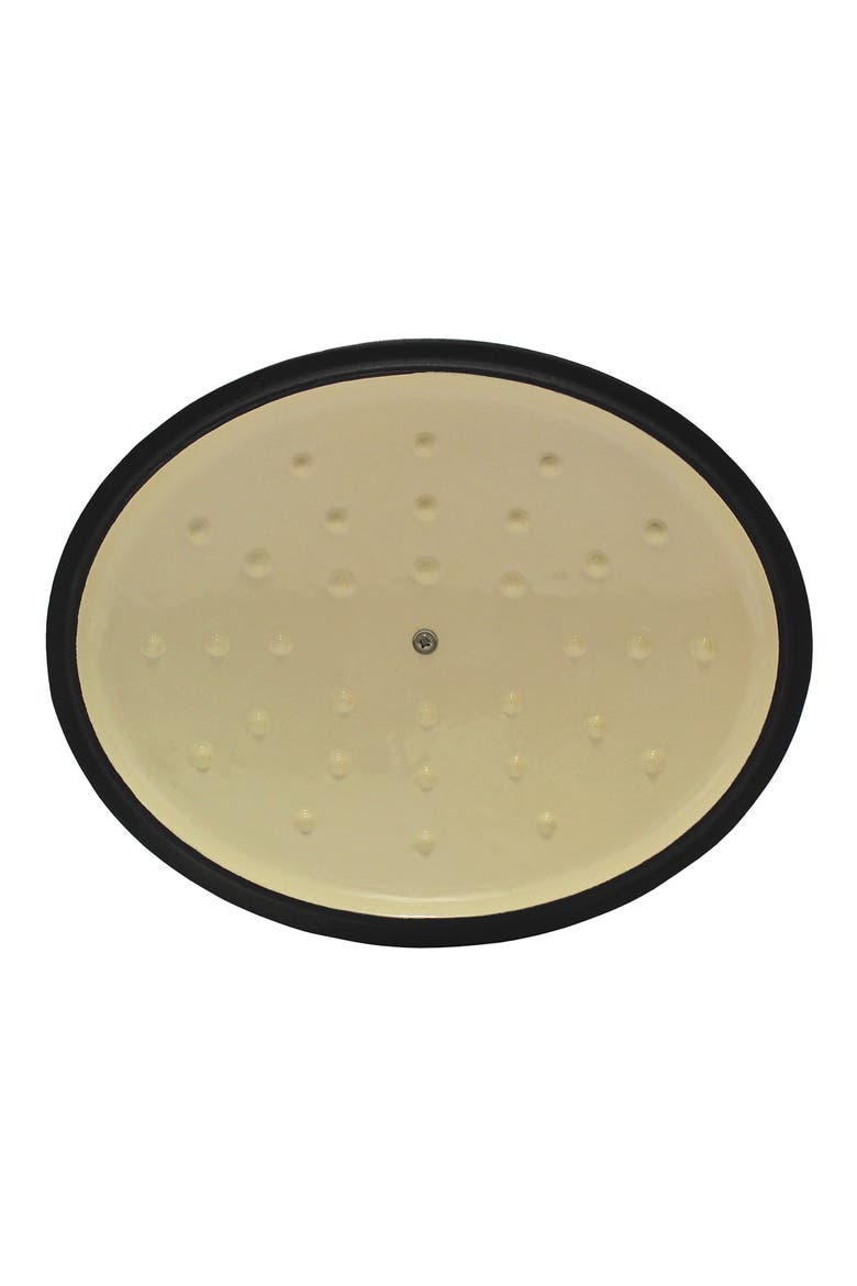 International Neo 5-Quart Cast Iron Oval Covered Dutch Oven, Alternate, color, CREAM