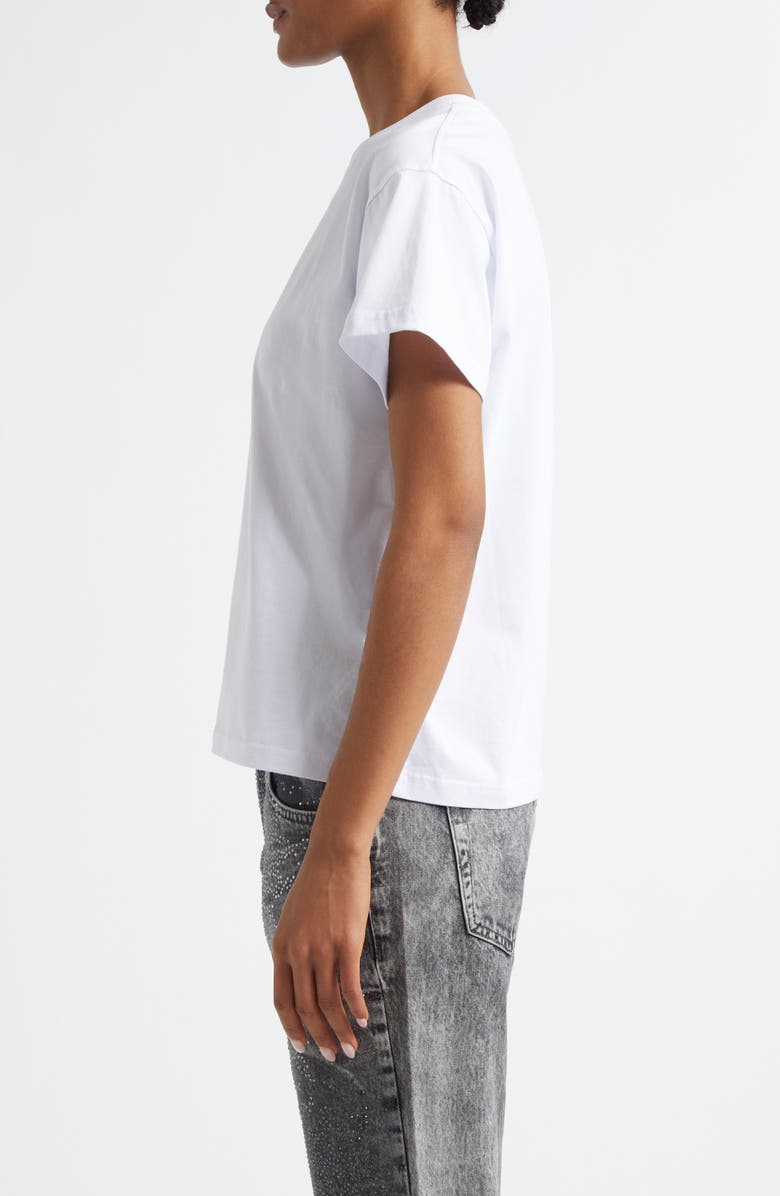 DIESEL<sup>®</sup> T-Marey Logo Cutout Cotton T-Shirt, Alternate, color, White