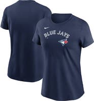 Nike Women's Nike  Navy Toronto Blue Jays Fuse Wordmark T-Shirt