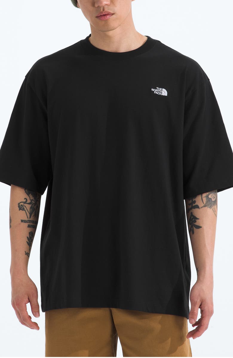 The North Face Essential Oversize Cotton T-Shirt, Main, color, 