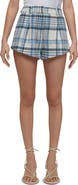 Derek Lam 10 Crosby Vadella Plaid Cotton Blend Shorts