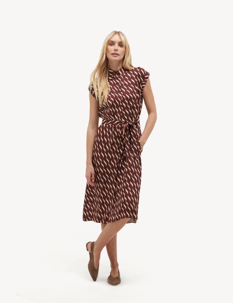 Kalinda Belted Shirt Dress