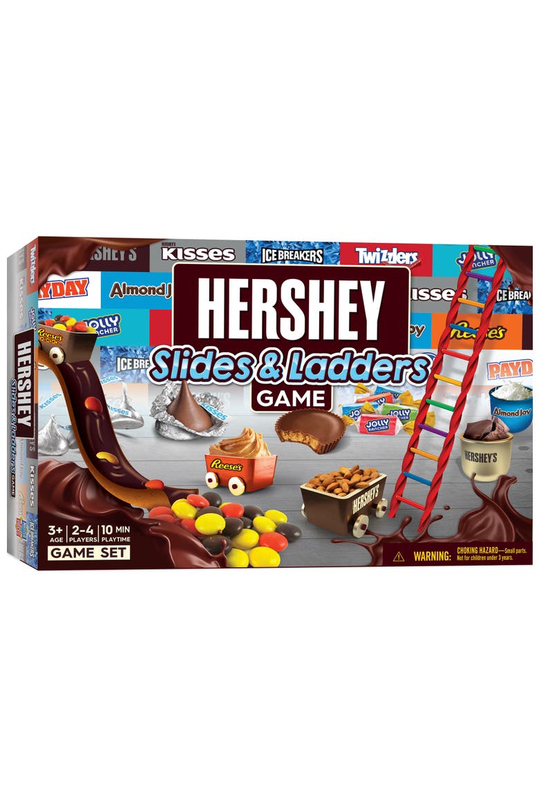 Hershey Slides and Ladders Board Game, Main, color, Multicolor