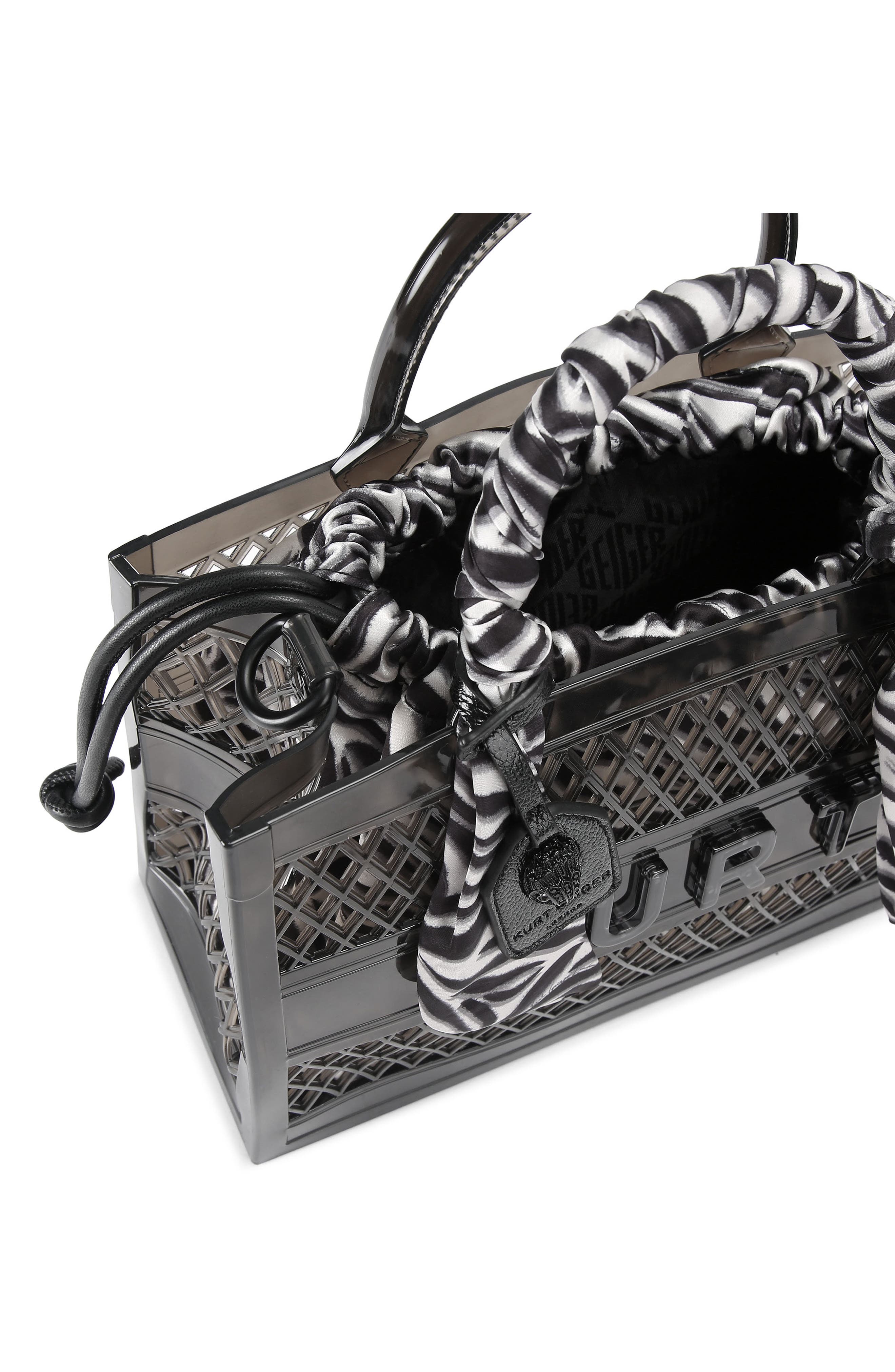Kurt Geiger London Small Jelly Tote Bag, Alternate, color, Black
