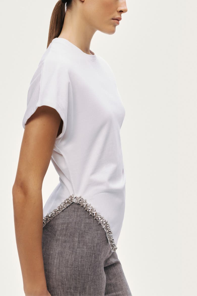 Tailored Linen Blend Capri Pants, Alternate, color, Grey