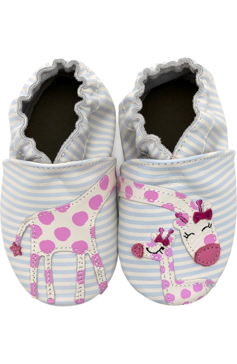 Robeez<sup>®</sup> Reaching for the Stars Giraffe Crib Shoe, Alternate, color,