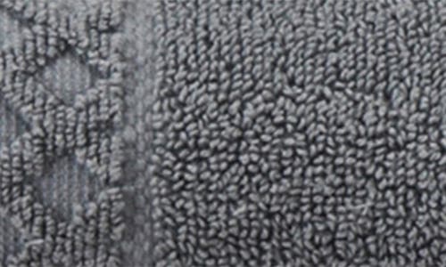 Woven & Weft Diamond Textured 4-pack Bath Towel Set In Midnight