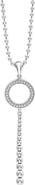 LAGOS Enso Caviar Bead & Diamond Y-Necklace