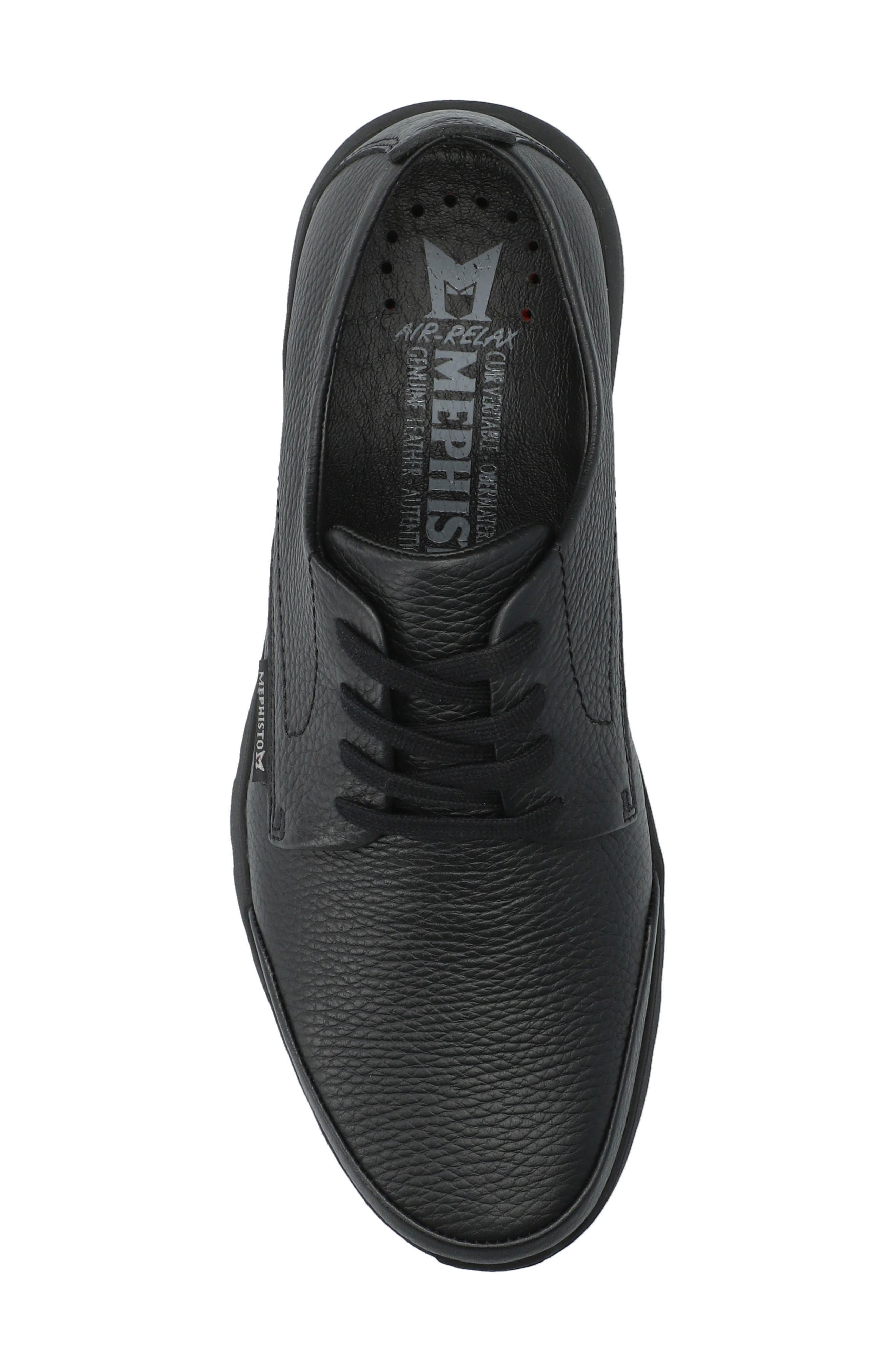 Mephisto Walker Plain Toe Derby, Alternate, color, Black
